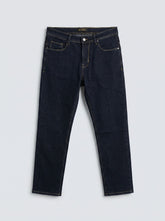 DARK NAVY RAW — Premium Straight Fit Jeans D-2