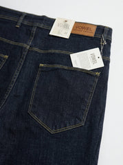 DARK NAVY RAW — Premium Straight Fit Jeans D-2