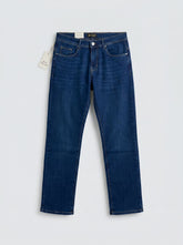 MEDIUM BLUE WASHED — Premium Straight Fit Jeans D-2