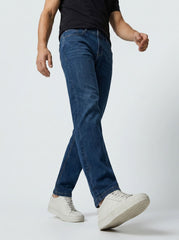 MEDIUM BLUE WASHED — Premium Straight Fit Jeans D-2