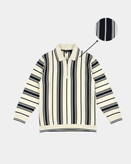 Premium Old Money Half Zipper - 003 Beige