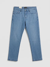 SKY BLUE STRETCH — Premium Straight Fit Jeans D-1