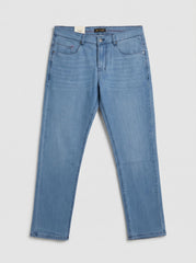 SKY BLUE STRETCH — Premium Straight Fit Jeans D-1