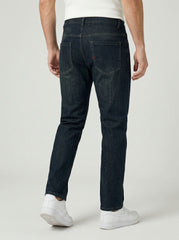 DARK CHARCOAL WASHED —Premium Straight Fit Jeans D-1