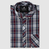 Merlot Plaid — Button Down Shirt