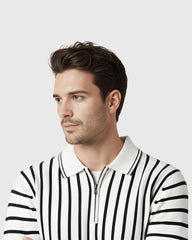 Premium Old Money Half Zipper - 002 Beige