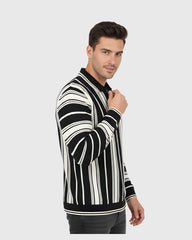 Premium Old Money Half Zipper - 003 Black