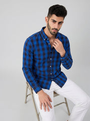 Royal Block — Button Down Shirt