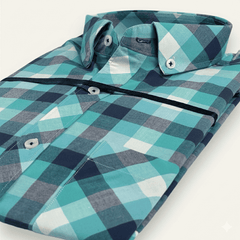 Aqua Rush — Button Down Shirt