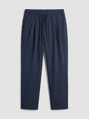Atlantic Plain Trouser — Deep Navy