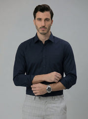 NAVY BLUE — Signature Formal Shirt