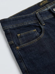 DARK NAVY RAW — Premium Straight Fit Jeans D-2