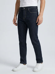 DARK NAVY RAW — Premium Straight Fit Jeans D-2