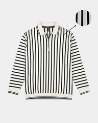 Premium Old Money Half Zipper - 002 Beige