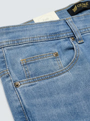 ICE BLUE LIGHT WASH —Premium Straight Fit Jeans D-2