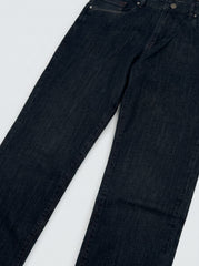 DARK CHARCOAL WASHED —Premium Straight Fit Jeans D-1