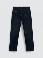 DARK CHARCOAL WASHED —Premium Straight Fit Jeans D-1