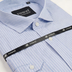 Azure Pinstripe Formal Shirt