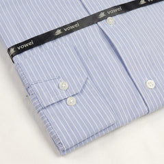 Azure Pinstripe Formal Shirt