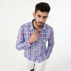 Lavender Prism — Button Down Shirt