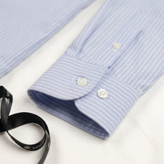 Azure Pinstripe Formal Shirt