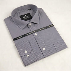 Charcoal Grid Formal Shirt