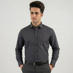 Onyx Stripe Formal Shirt
