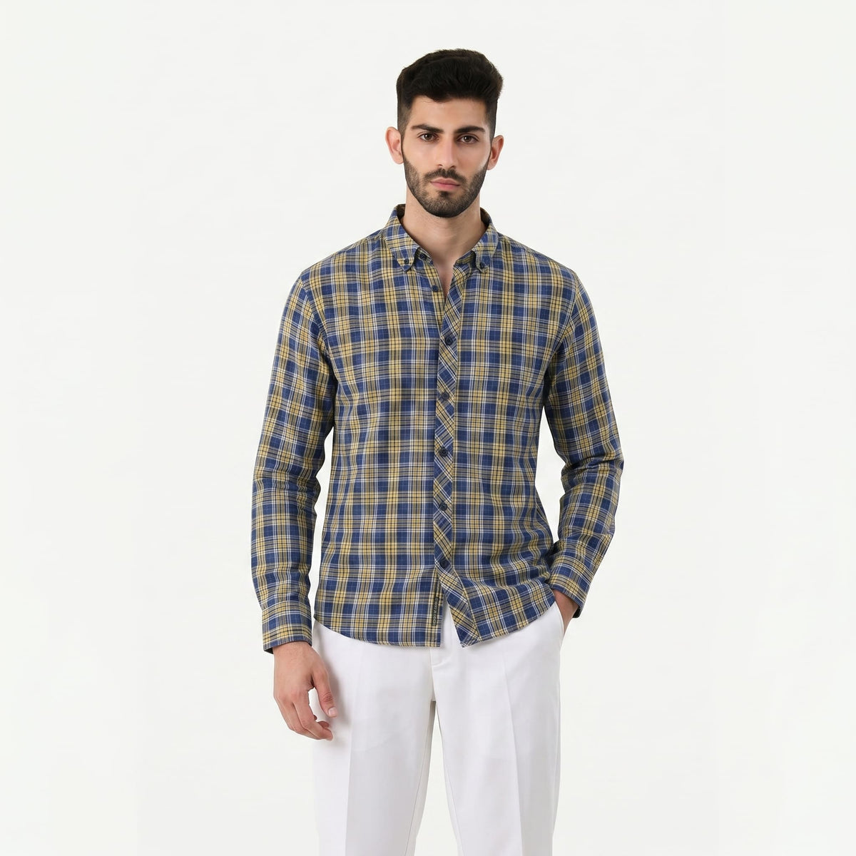Solar Tartan — Button Down Shirt