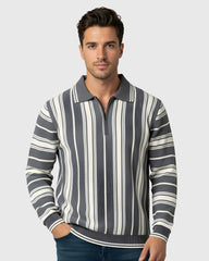 Premium Old Money Half Zipper - 003 Grey