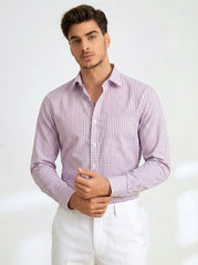 Lilac Precision Formal Shirt
