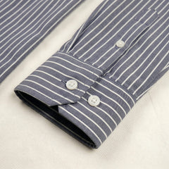 Steel Chalk Stripe Formal Shirt
