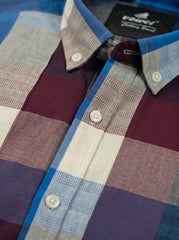 Cobalt Dusk — Button Down Shirt