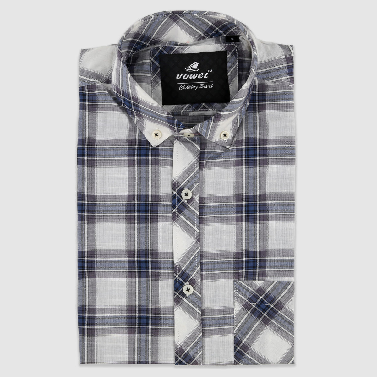 Slate Plaid — Button Down Shirt