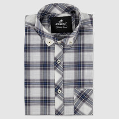 Slate Plaid — Button Down Shirt