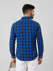 Royal Block — Button Down Shirt