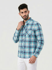 Aqua Rush — Button Down Shirt