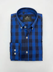 Royal Block — Button Down Shirt